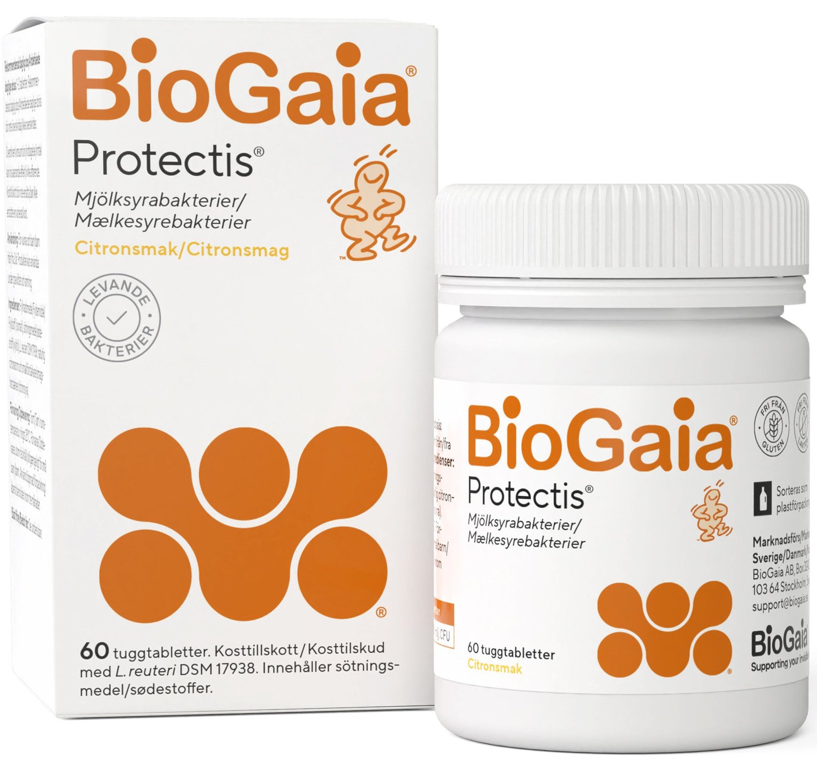 BioGaia Protectis Mjölksyrabakterier 60 tuggtabletter