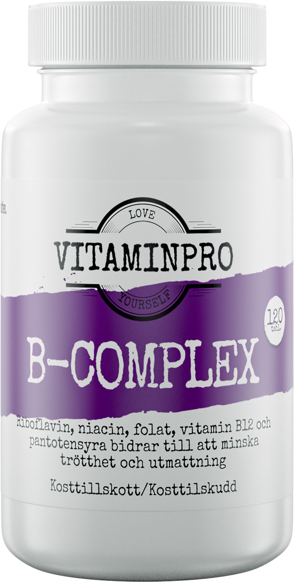 Vitaminpro B-Complex 120 tabletter
