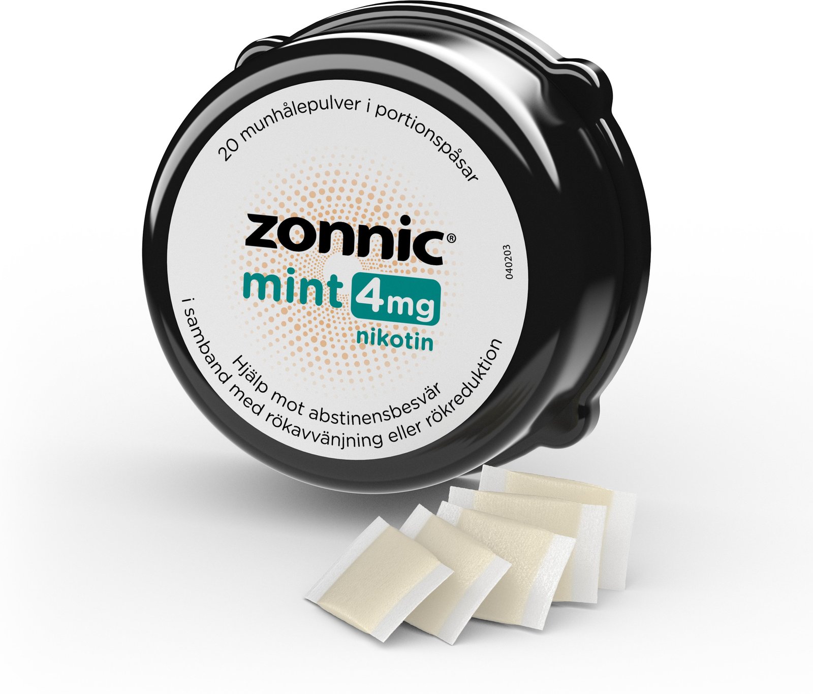 Zonnic Mint 4 mg Munhålepåse 20 st