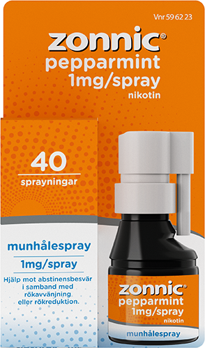 Zonnic Pepparmint Munhålespray 1 mg/spray 40 doser