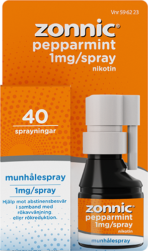 Zonnic Pepparmint Munhålespray 1 mg/spray 40 doser