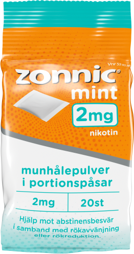 Zonnic Mint 2 mg Munhålepåse 20 st