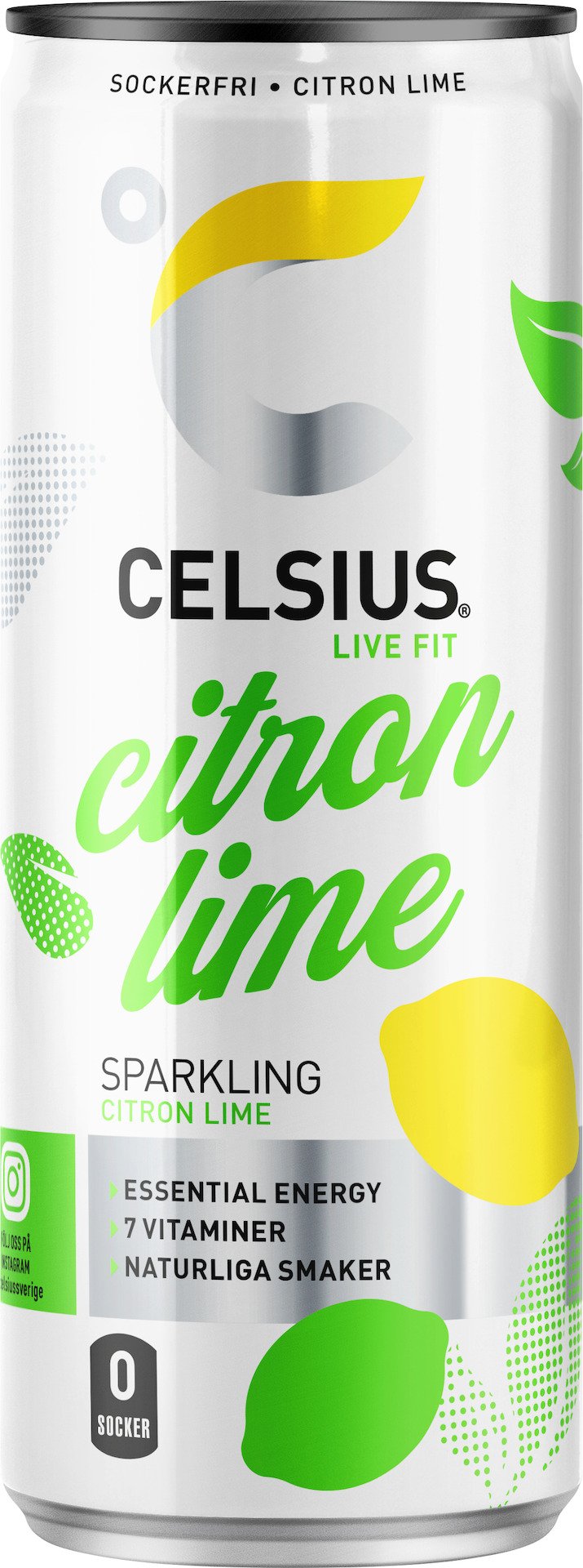 Celsius Citron & Lime 355 ml
