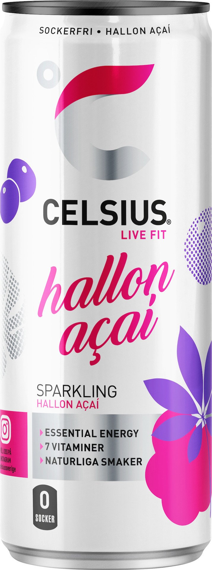 Celsius Hallon & Acai 355 ml