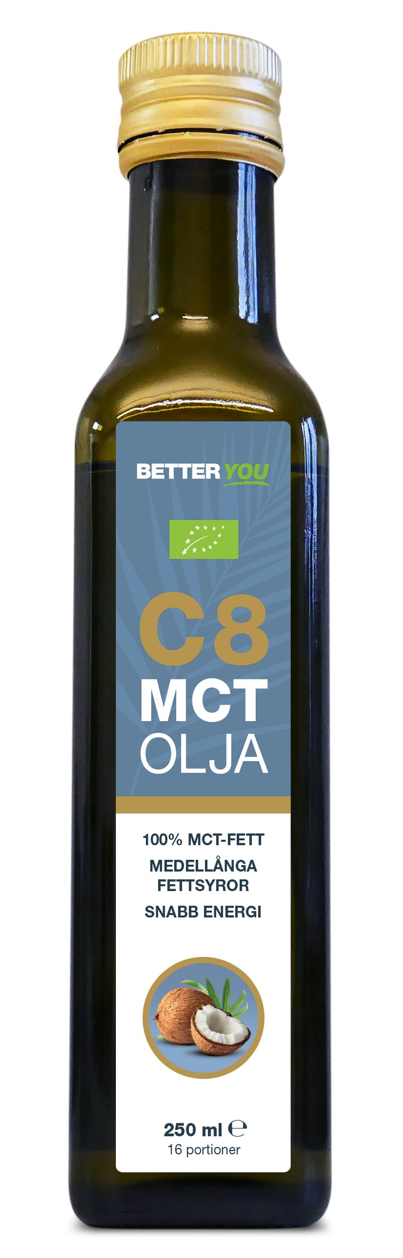 Better You Ekologisk C8 MCT Olja 250 ml