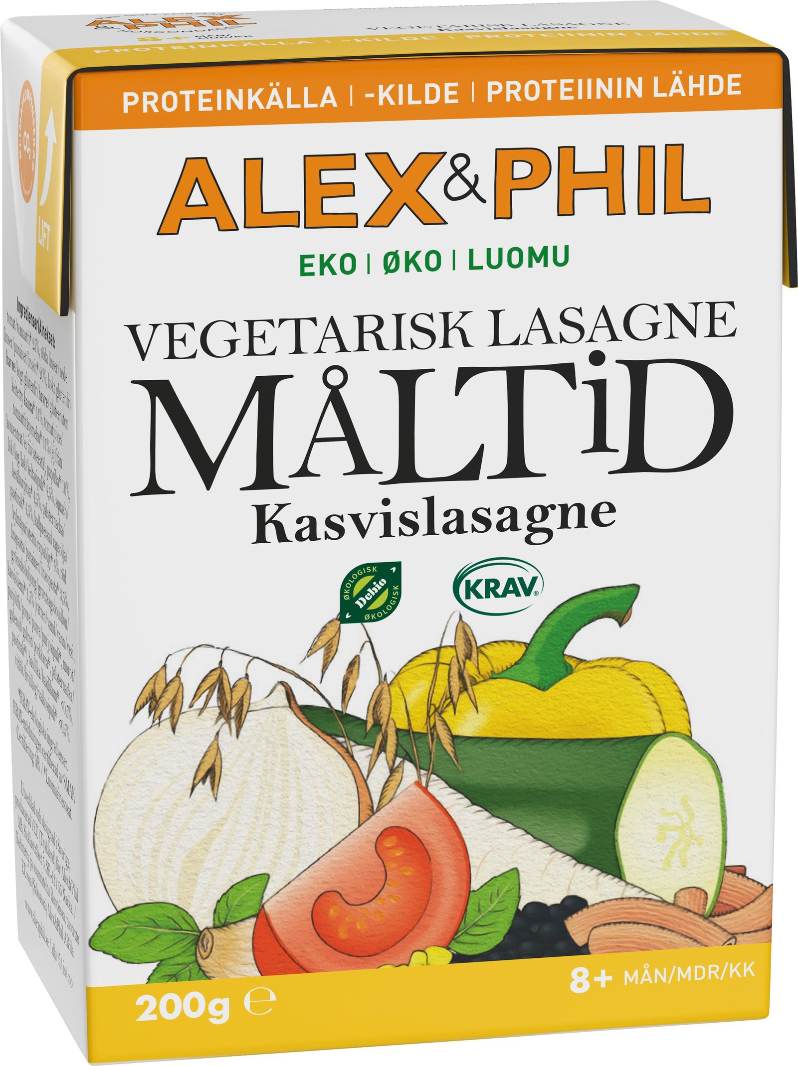 Alex & Phil Vegetarisk Lasagne 200g