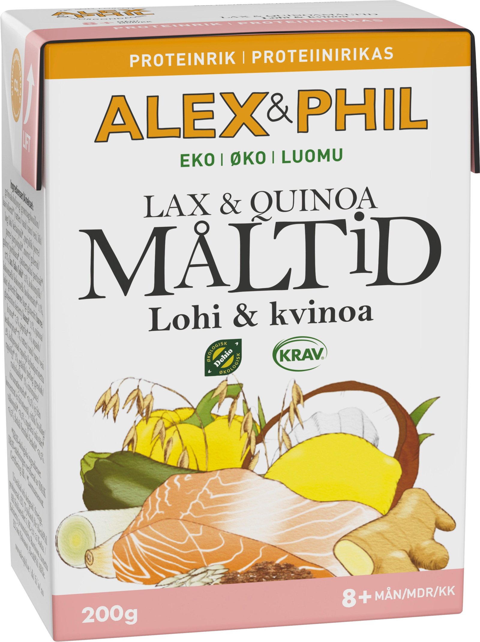 Alex & Phil Måltid Lax & Quinoa 200g