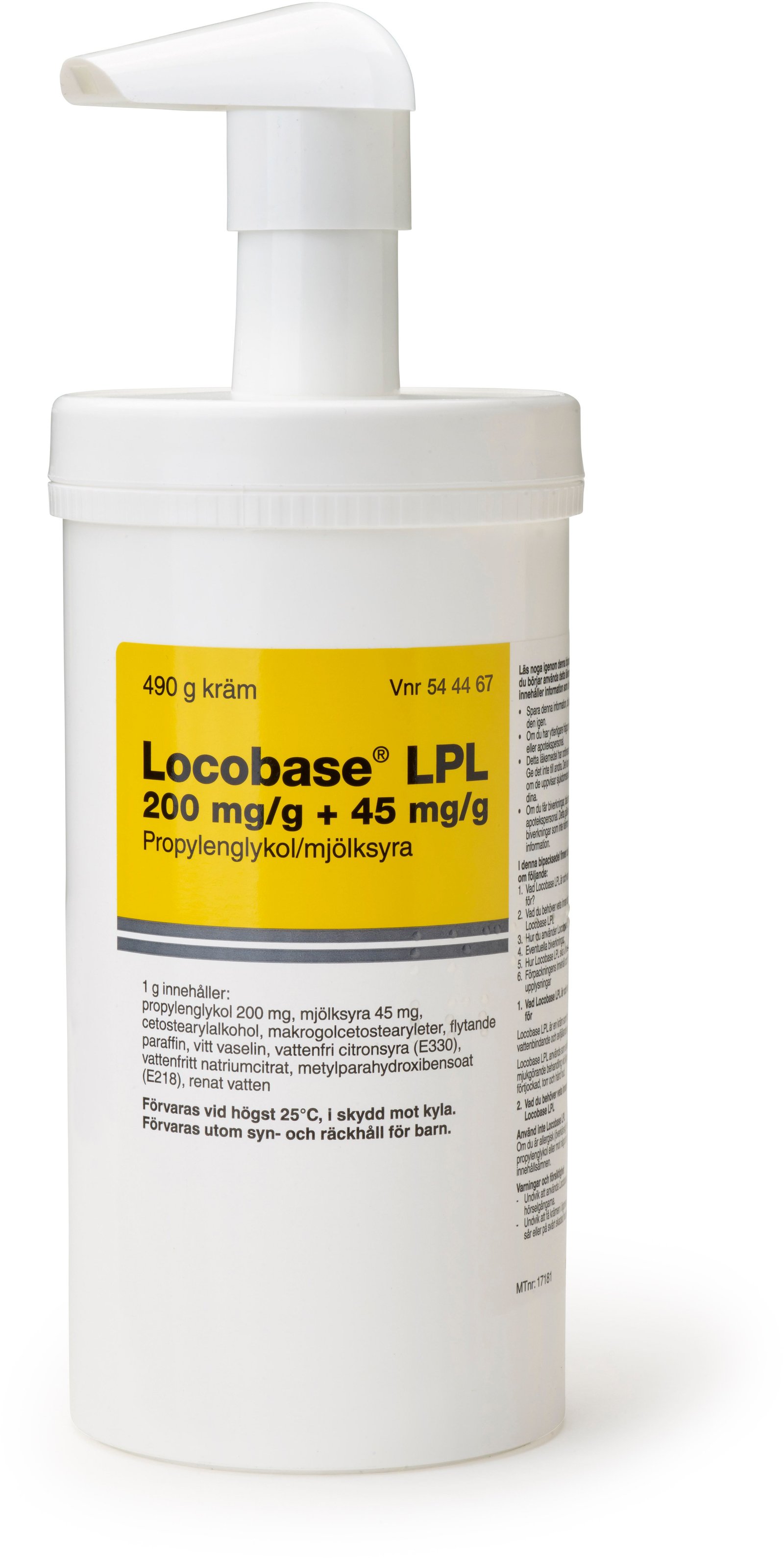 Locobase LPL 200 mg/g + 45 mg/g 400 g kräm