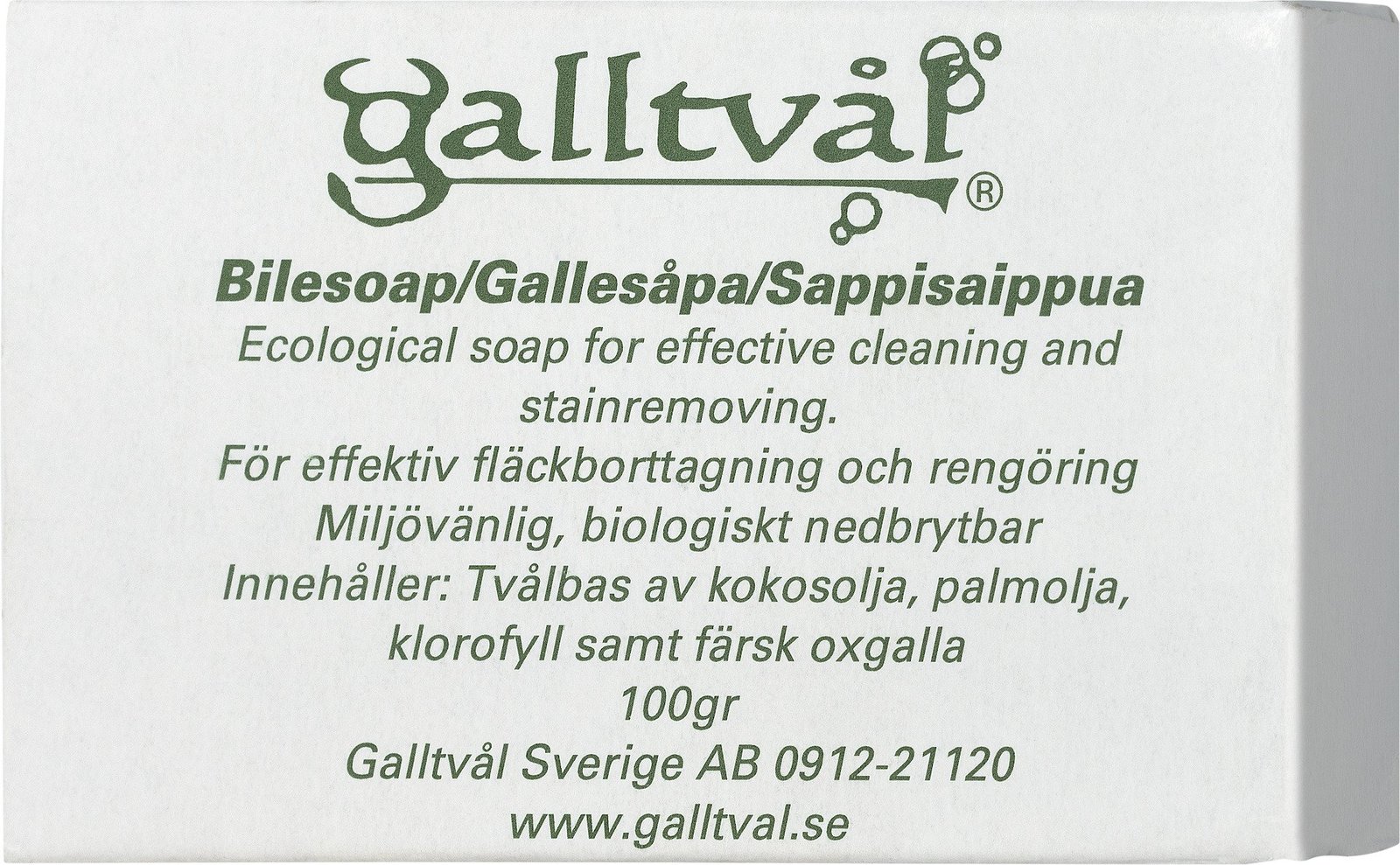 Galltvål Fast 100 g