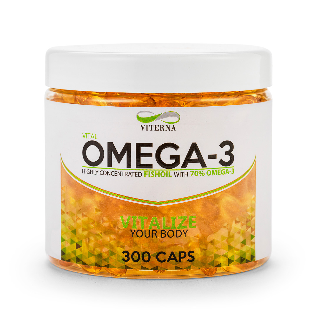 Viterna Vital 70% Omega-3 300 kapslar