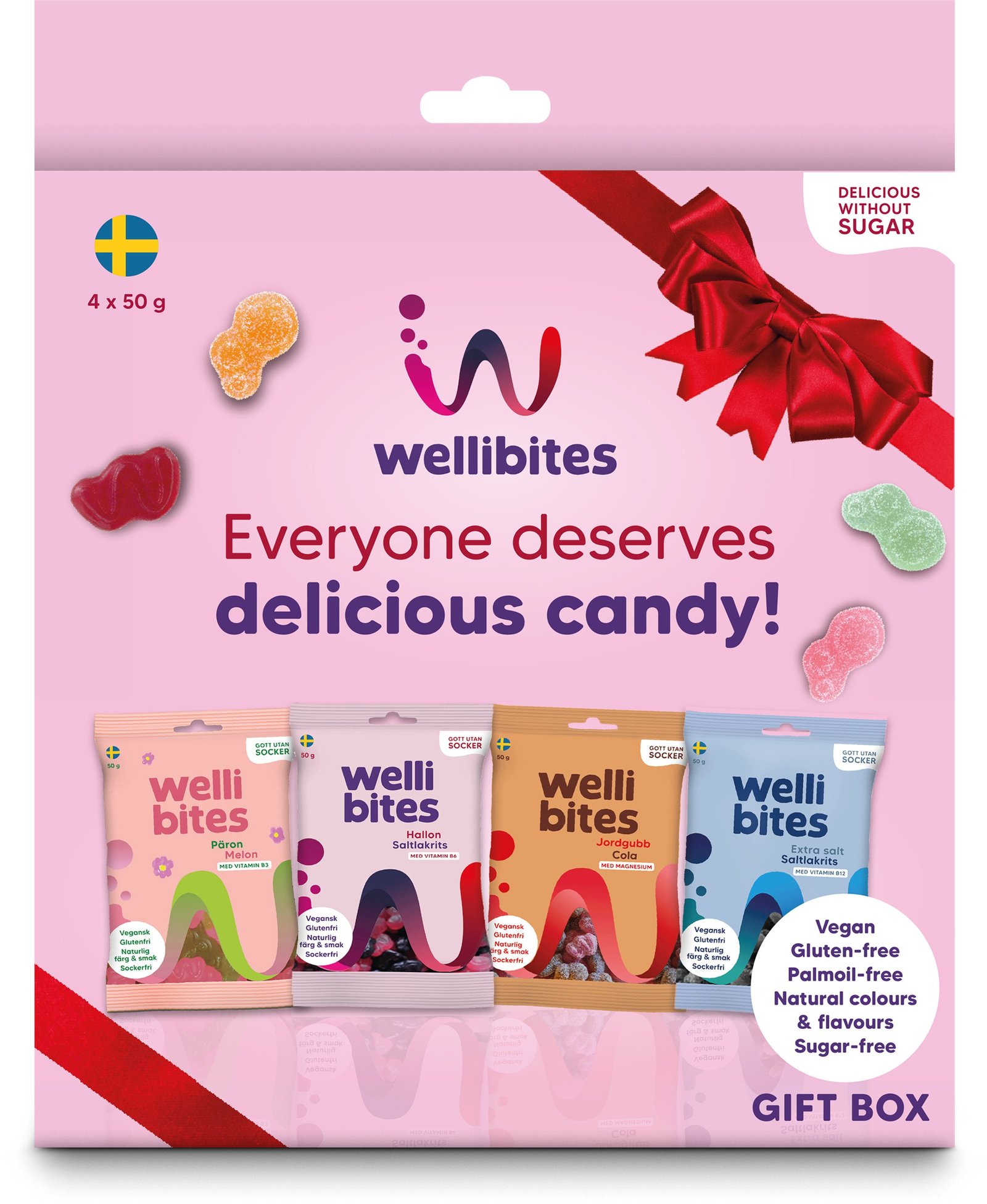 Wellibites Gift Box 4 x 50g