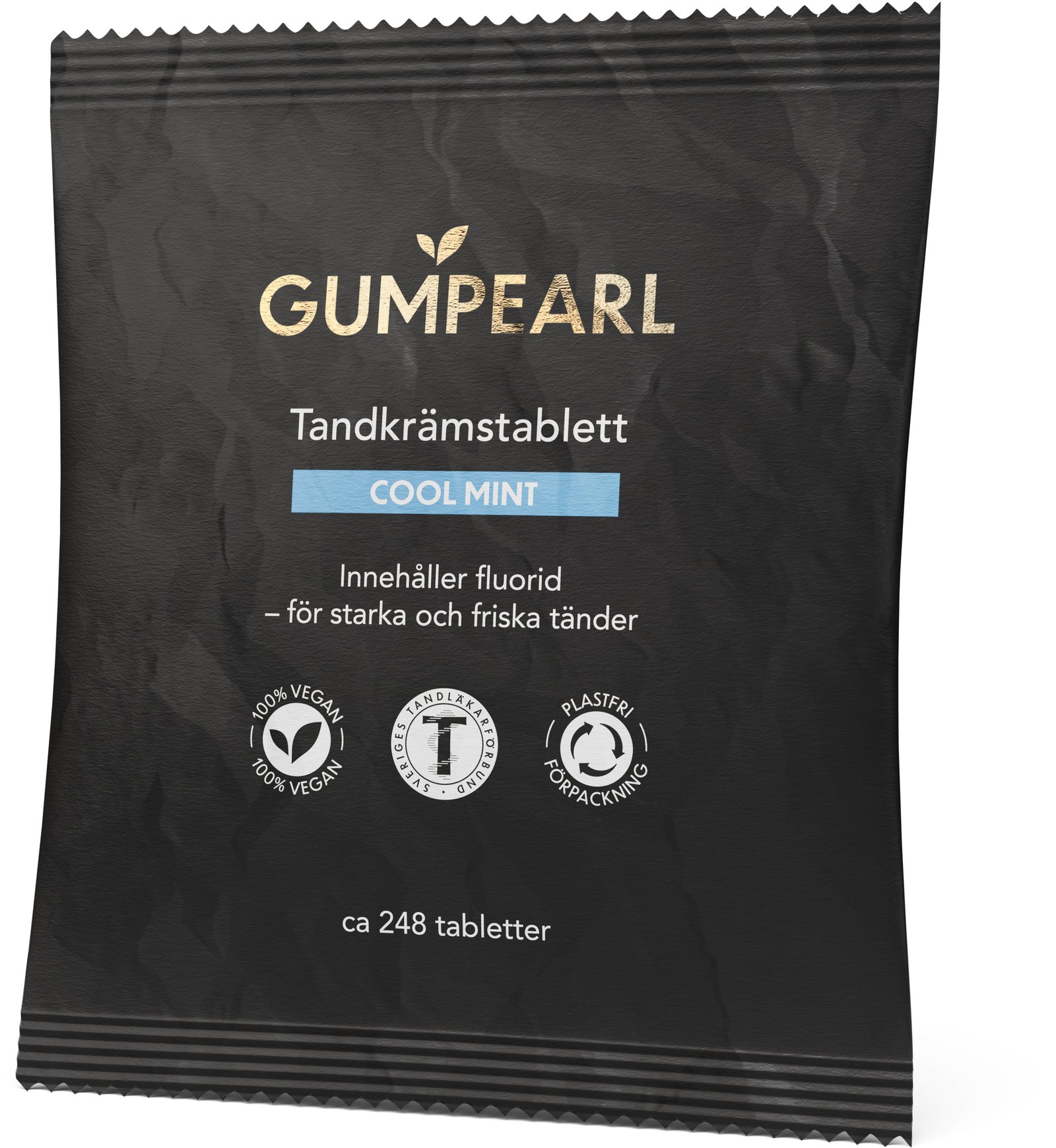 GUMPEARL Cool Mint Tandkrämstablett Refill 248 st