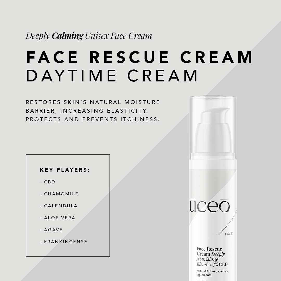 LUCEO Face Rescue Cream - Unisex Day Cream 50 ml