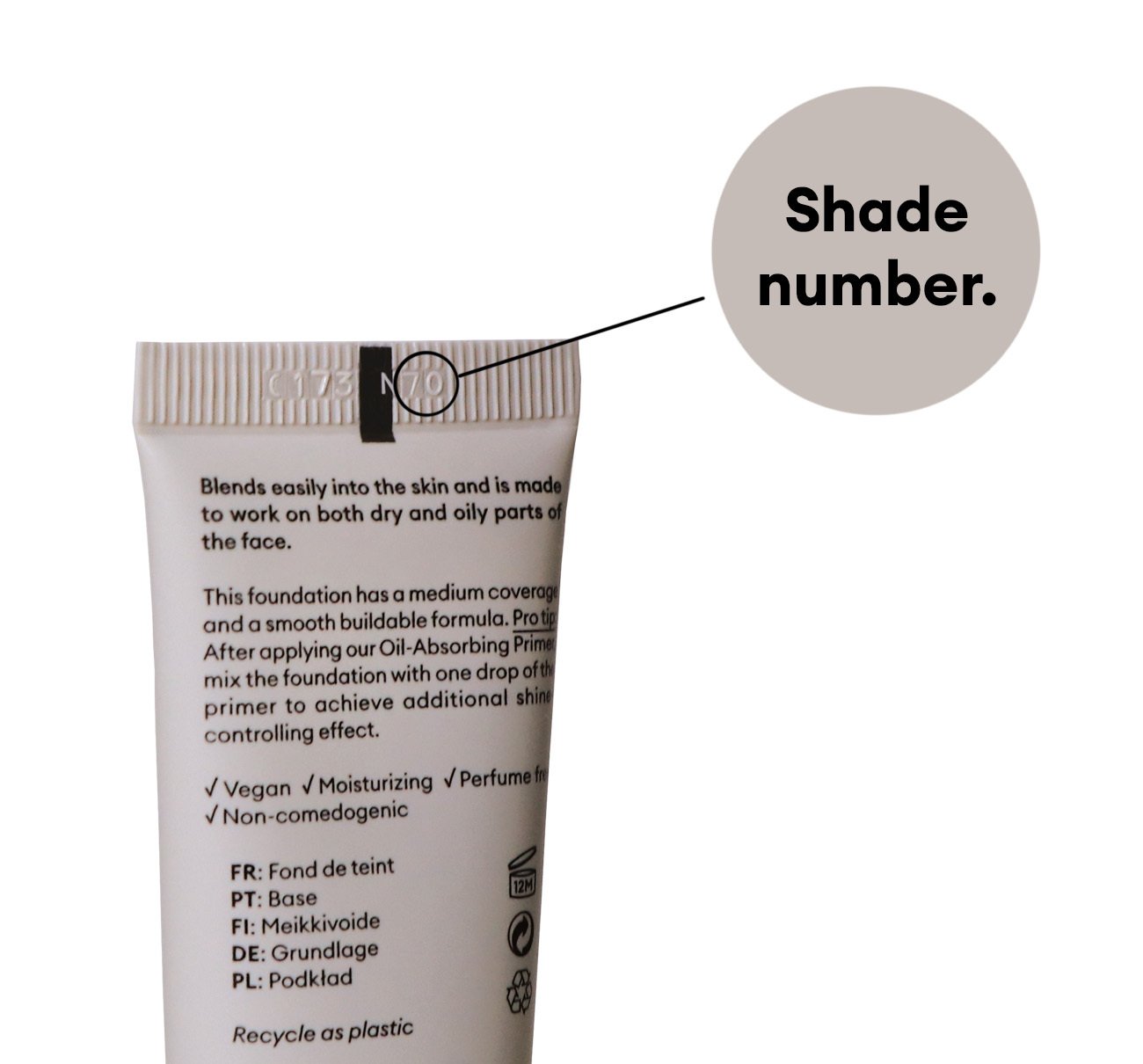 Minolei Uniset® Lightweight Foundation - Shade 70 30 ml