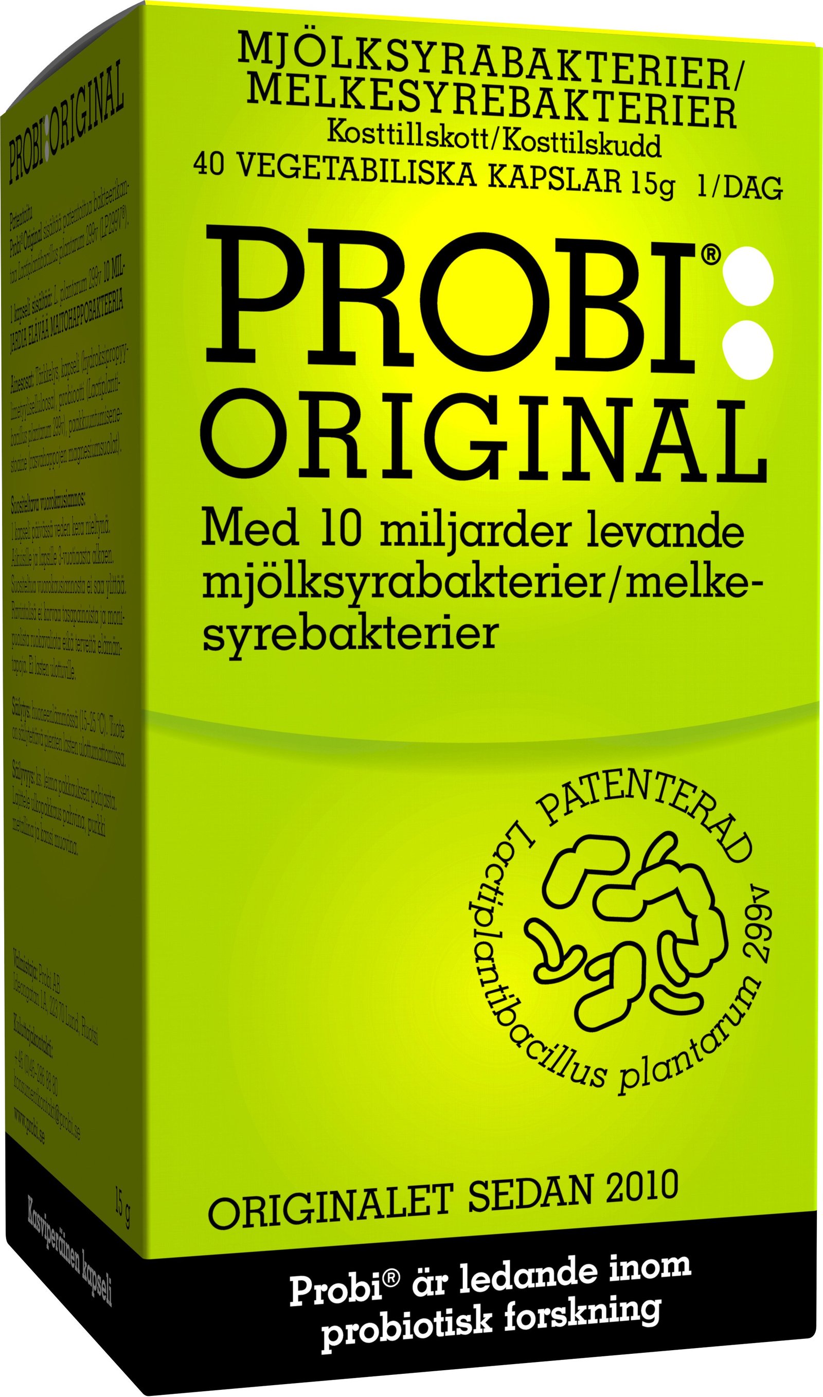 PROBI Original Mjölksyrabakterier 40 kapslar