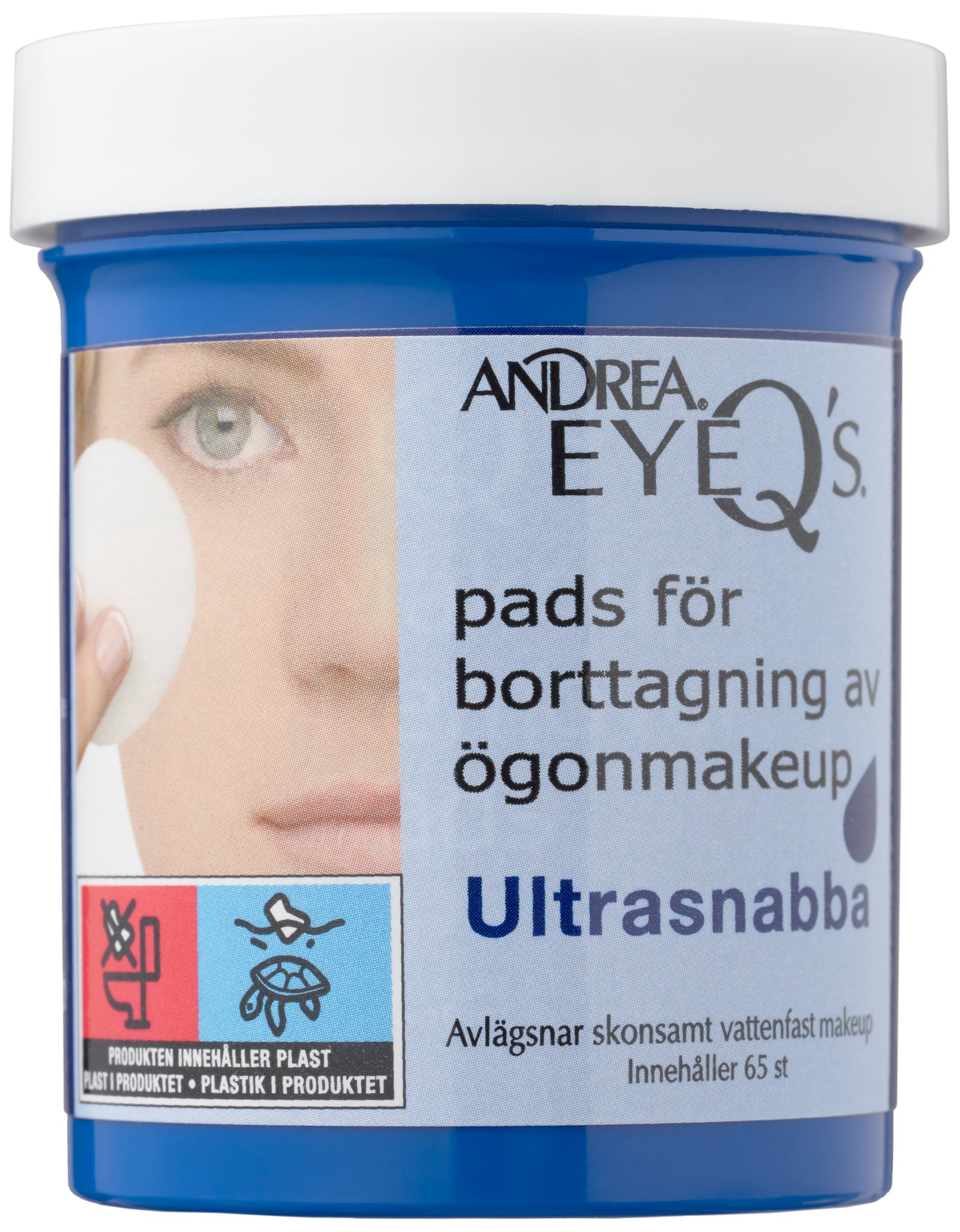 Andrea EyeQ's Ultra-Quick Makeup Remover Pads 65 st