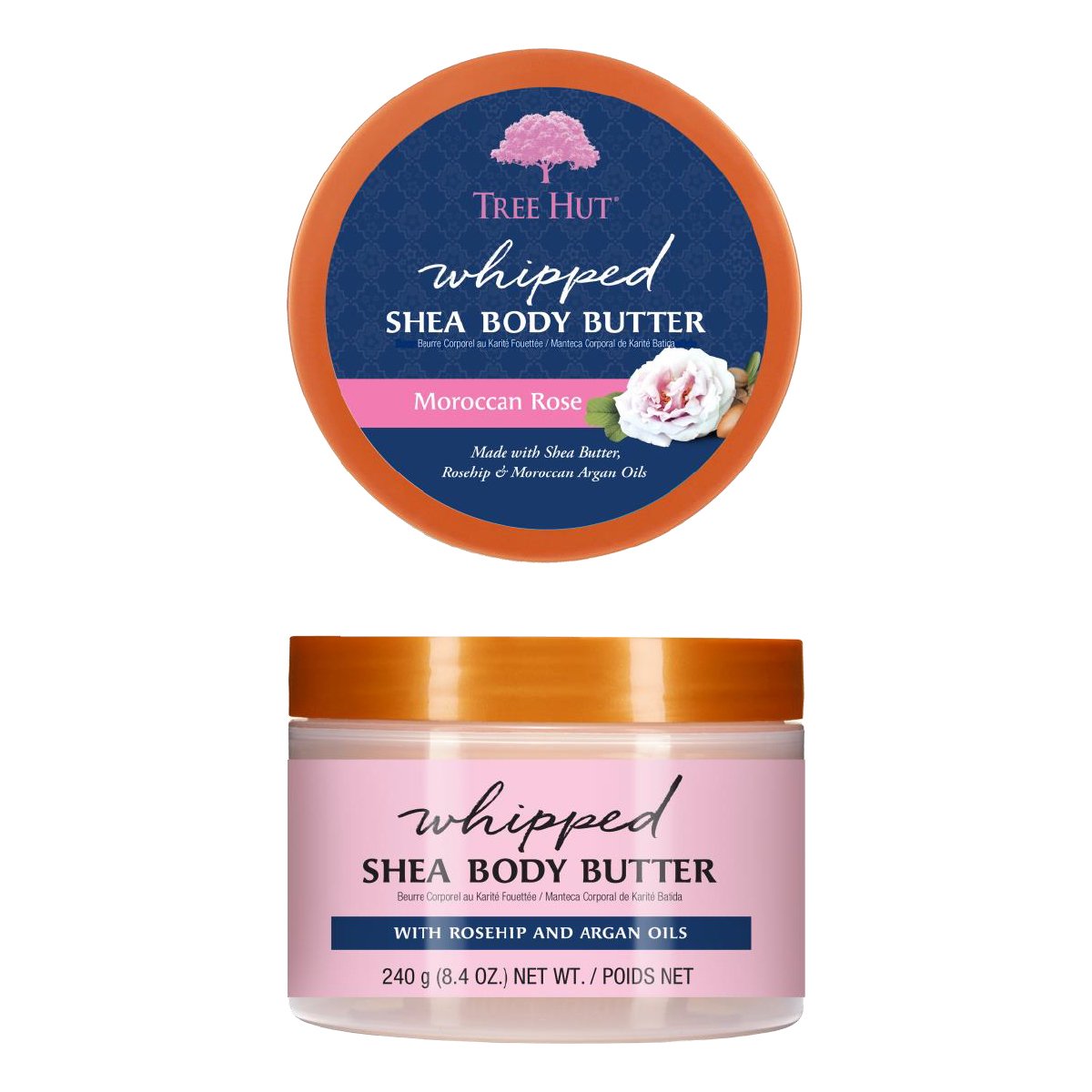 TREE HUT Whipped Body Butter Moroccan Rose 240g