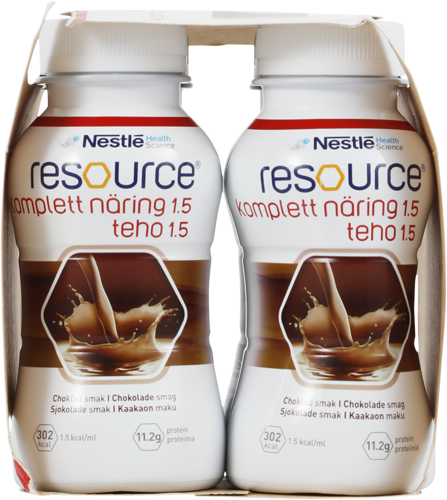 Nestlé Resource Komplett Näring 1.5 Choklad 4 x 200 ml
