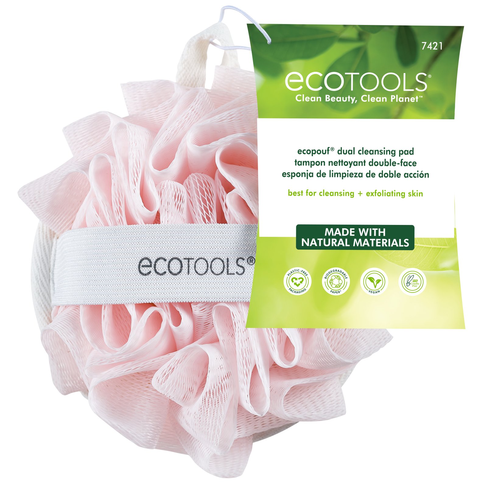 Eco Tools Ecopoud Dual Cleansing Pad 1 st