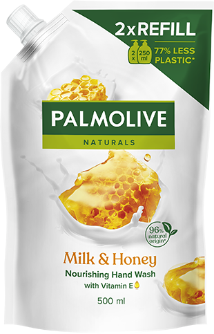 Palmolive Naturals Milk & Honey Handtvål Refill 500 ml