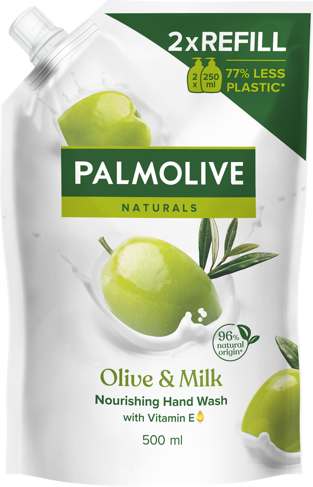 Palmolive Naturals Milk & Olive Handtvål Refill 500 ml