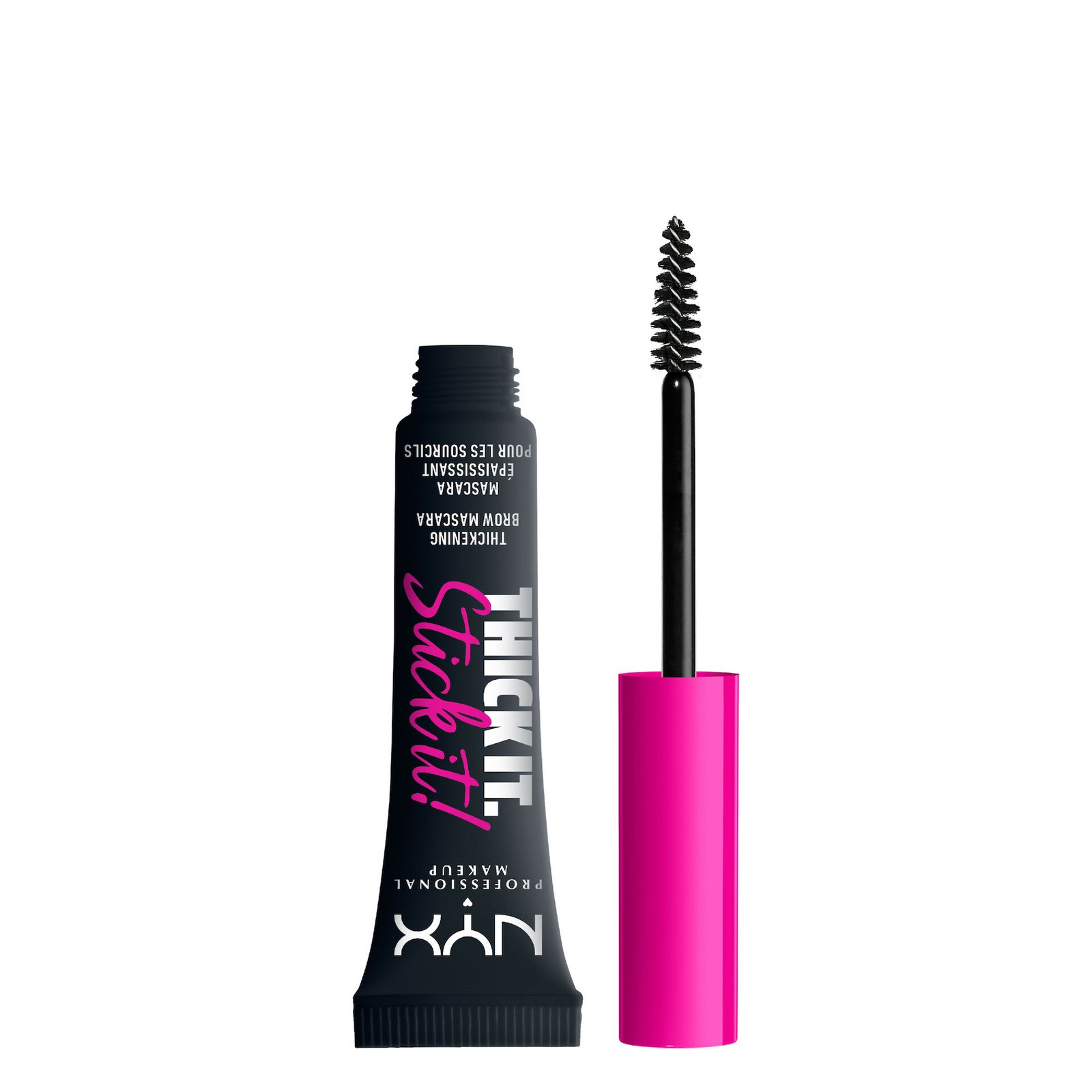 NYX Professional Makeup Thick it. Stick it! Brow Mascara 8 Black 7 ml