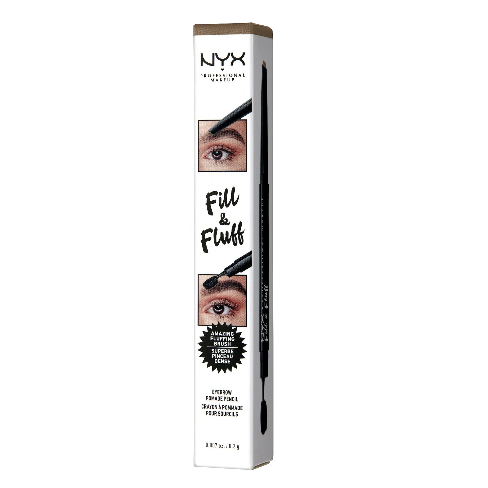 NYX Professional Makeup Fill & Fluff Eyebrow Pomade Pencil 2 Taupe 0,2g
