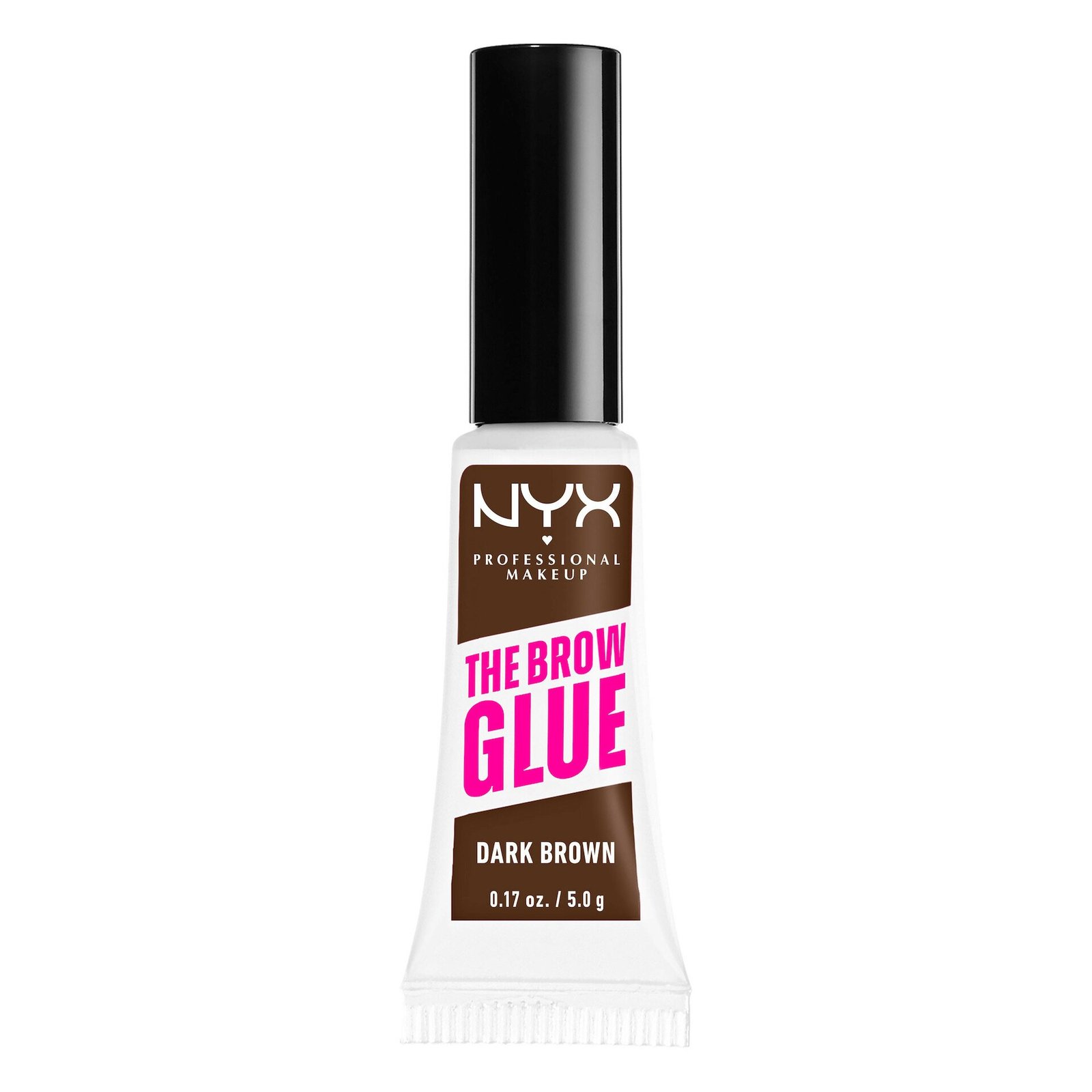 NYX Professional Makeup The Brow Glue Instant Styler 4 Dark Brown 5g