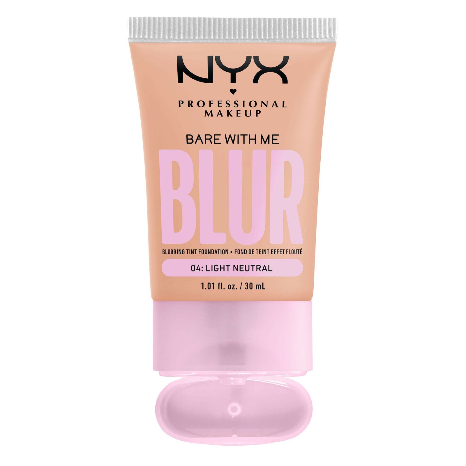 NYX Professional Makeup Bare With Me Blur Tint Foundation 4 Light Neutral 30 ml
