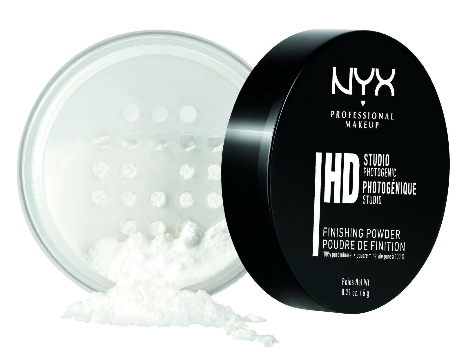 NYX Professional Makeup HD Photogenic Finishing Powder 1 Translucent Finish 6g