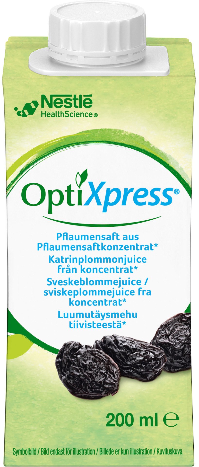 Nestlé OptiXpress Katrinplommonjuice 200 ml