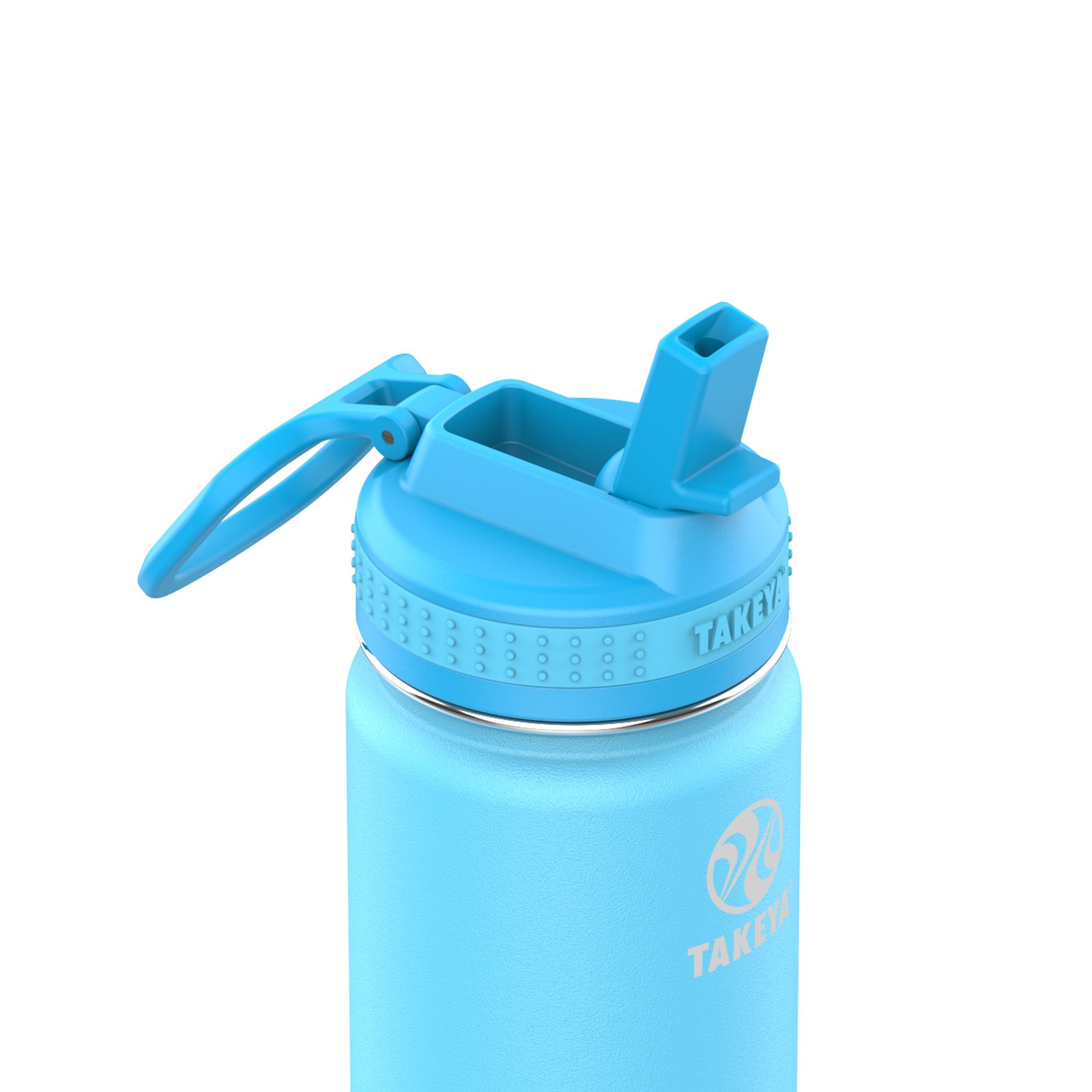 TAKEYA Actives Straw Insulated Bottle Sail Blue/Atlantic 475 ml