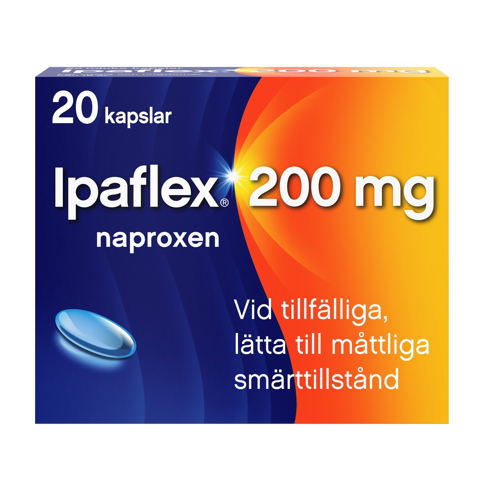 Ipaflex 200mg Naproxen 20 mjuka kapslar