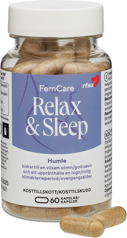 RFSU FemCare Relax & Sleep 60 kapslar