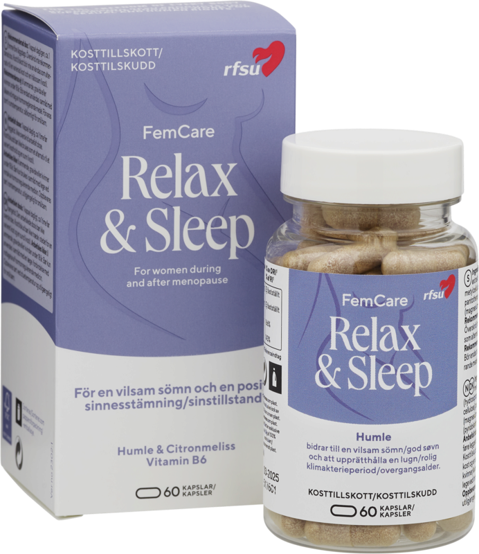 RFSU FemCare Relax & Sleep 60 kapslar