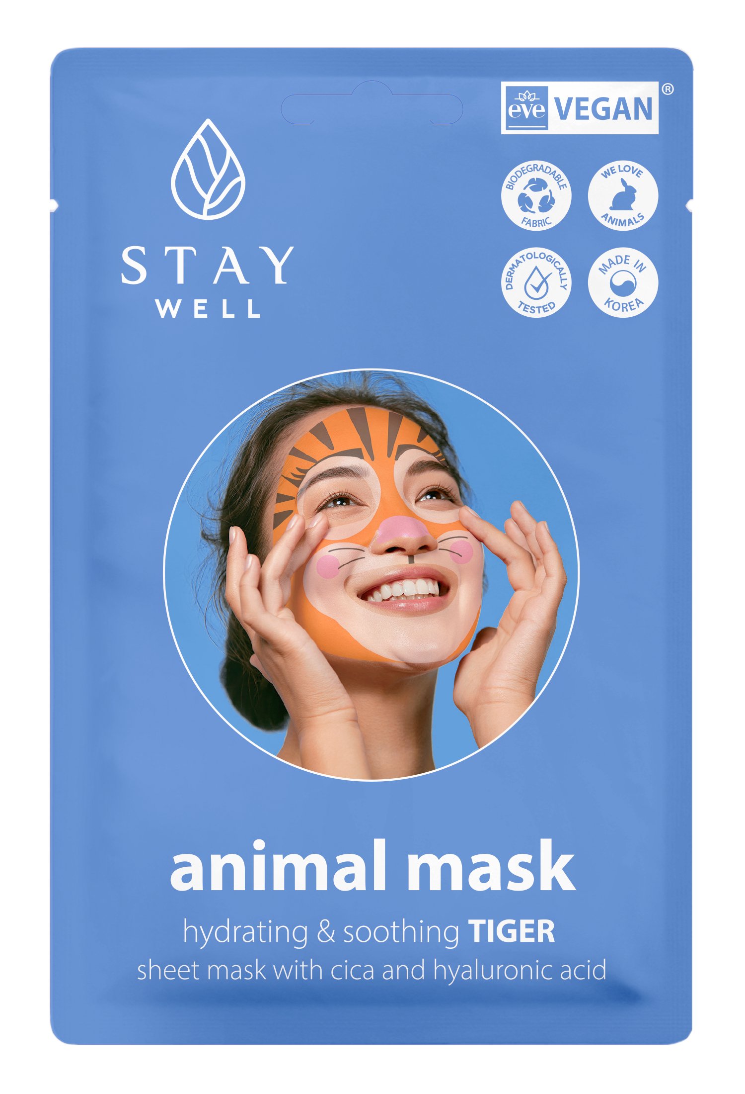 STAY Well Animal Mask Tiger 1 st