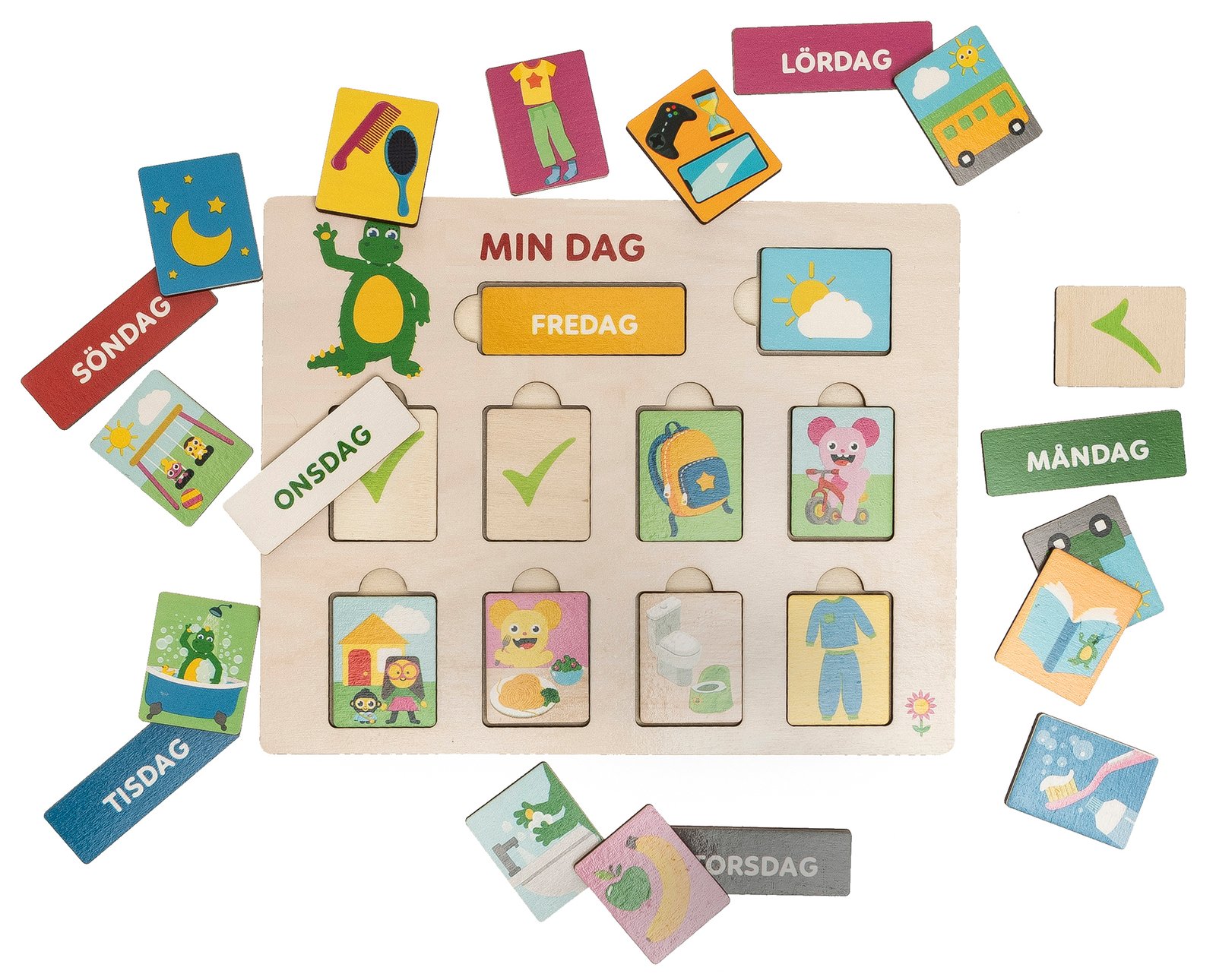 Bolibompa Min Dag Aktivitetskalender från 1 år