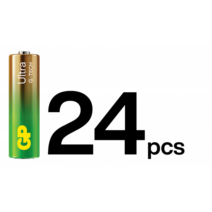 GP Batteries Ultra Alkaline AA LR6 Svanenmärkt 24 st