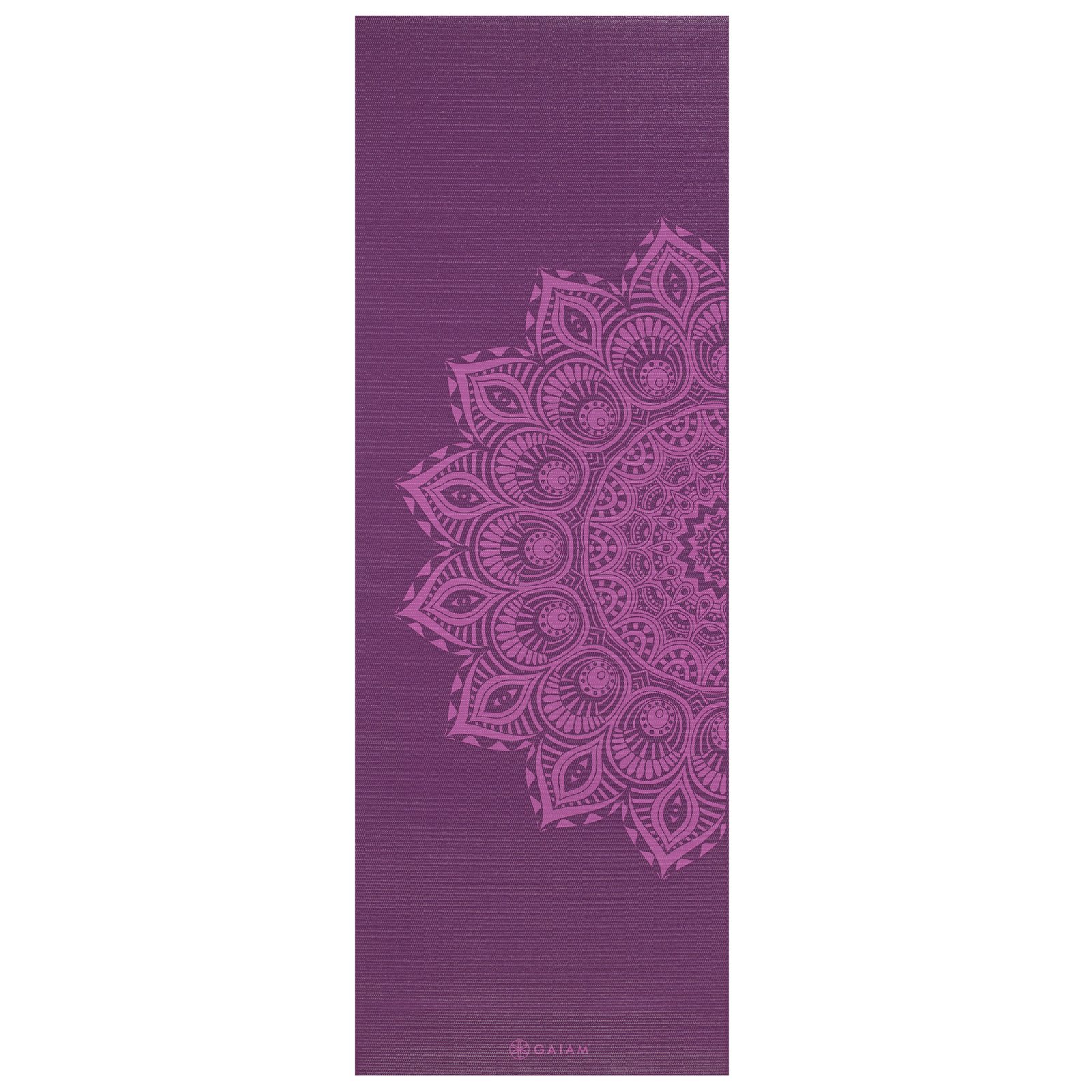 GAIAM Yoga Mat Purple Mandala 6mm