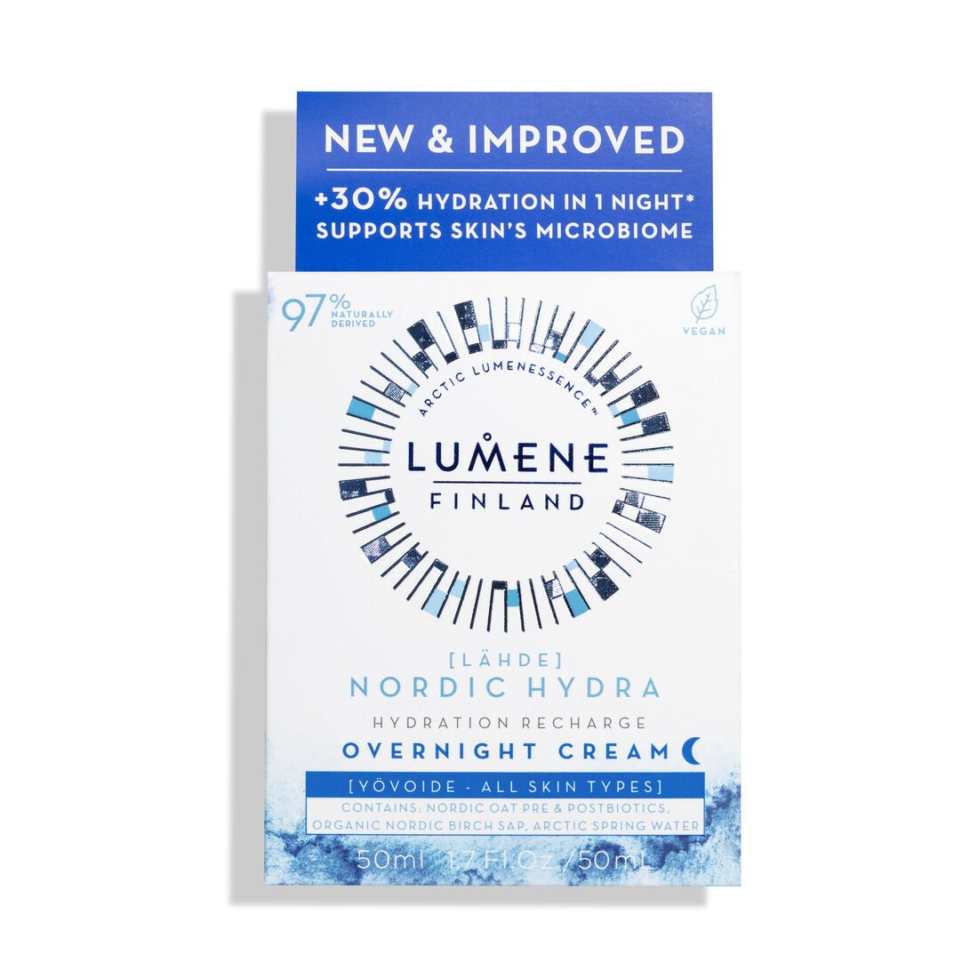 Lumene Lähde Nordic Hydra Hydration Recharge Overnight Cream 50 ml