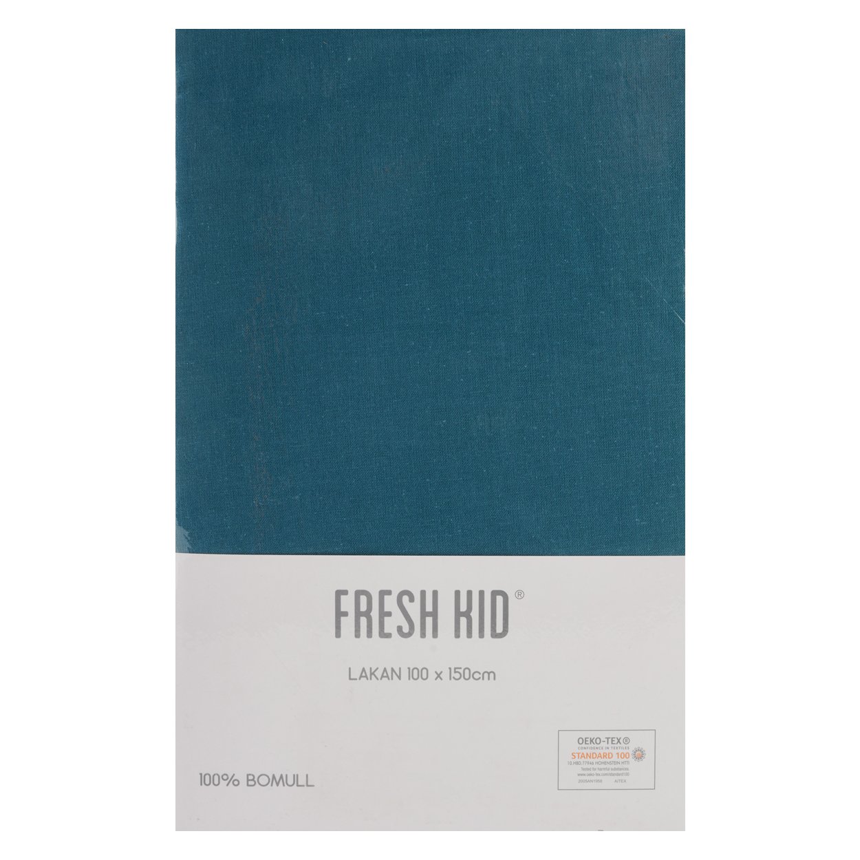 Fresh Kid Dra på Lakan för spjälsäng petrol 60x120cm