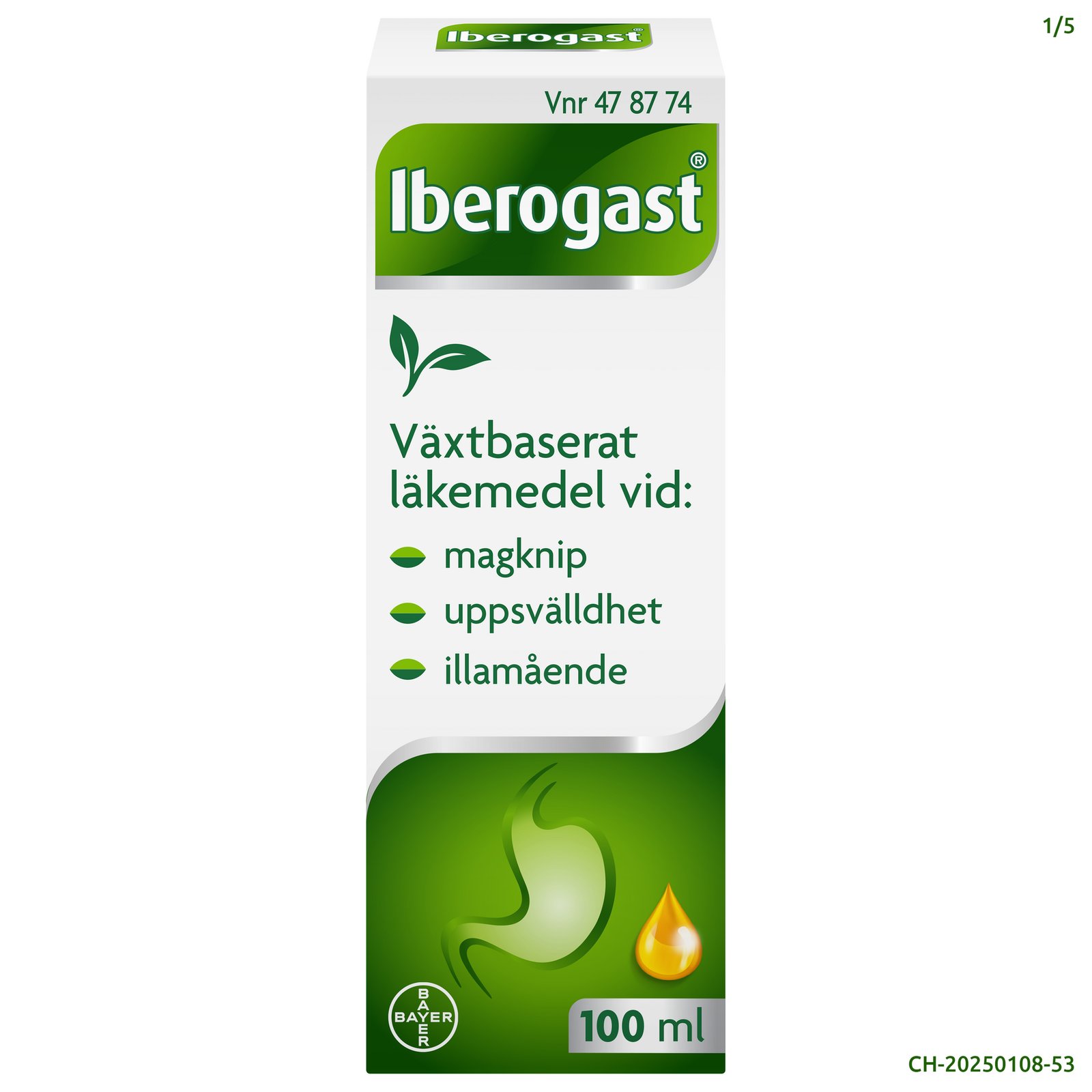Iberogast orala droppar, 100 ml