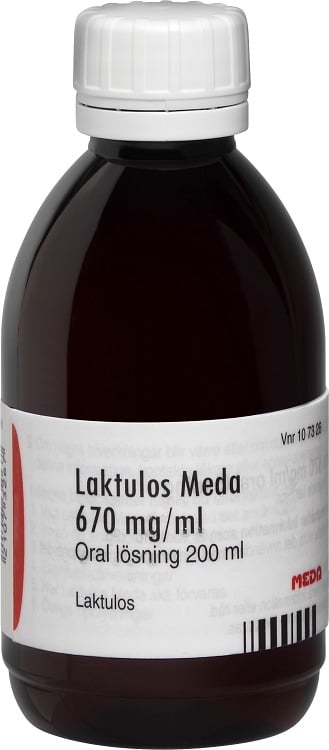 Laktulos Meda oral lösning 670mg/ml 200 ml