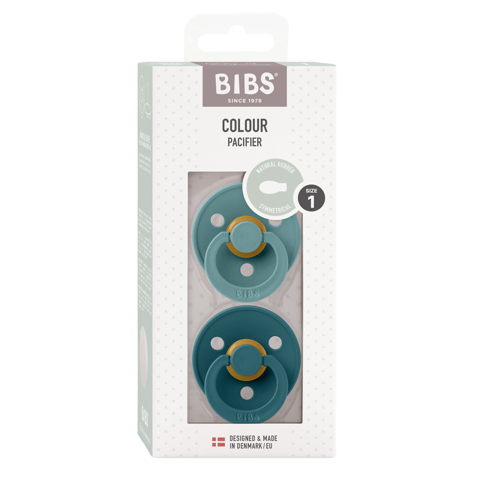 BIBS Colour Latex Size 1 Symmetric Island Sea/Forest Lake 2 st