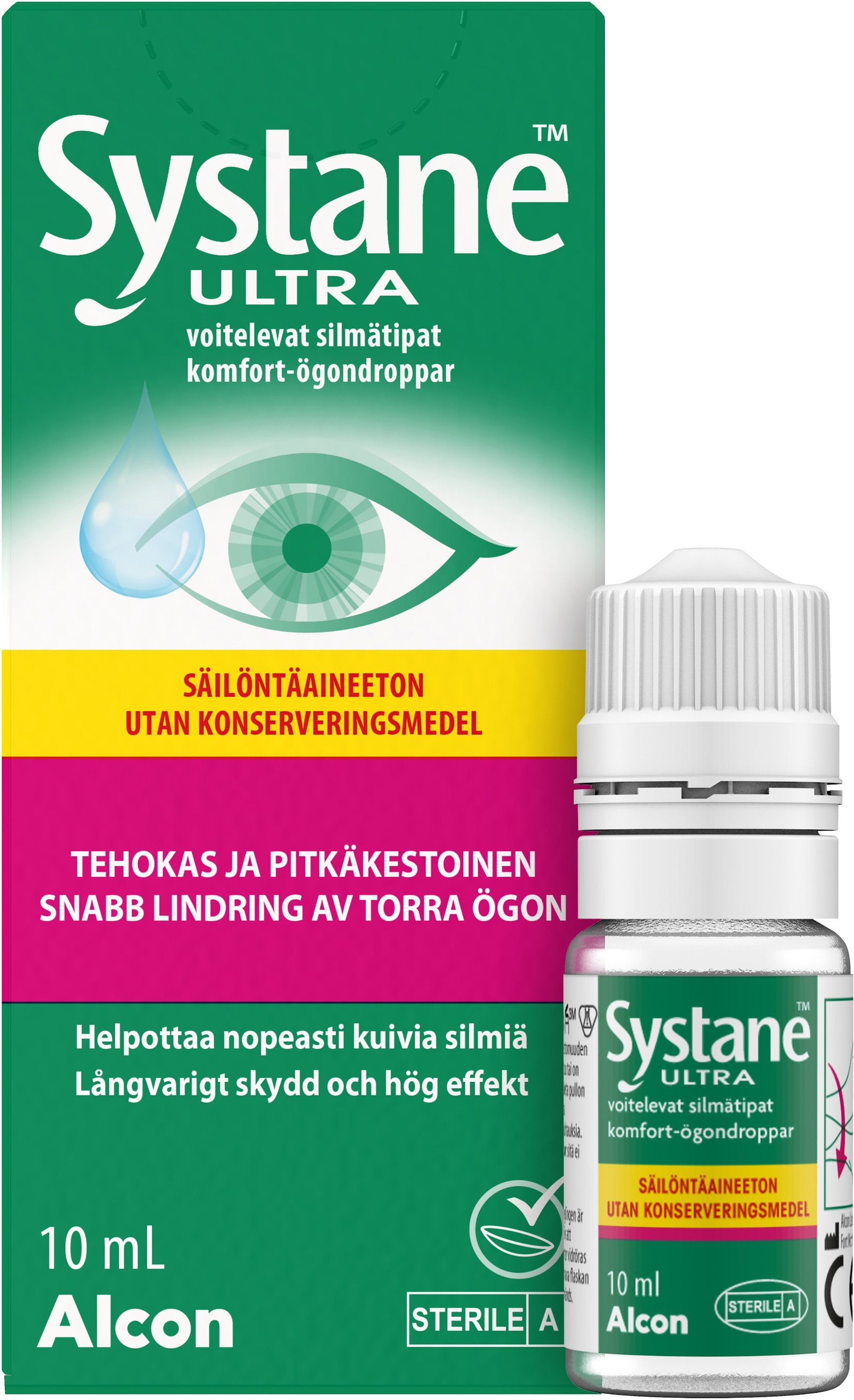 Systane Ultra Ögondroppar Utan konserveringmedel 10 ml