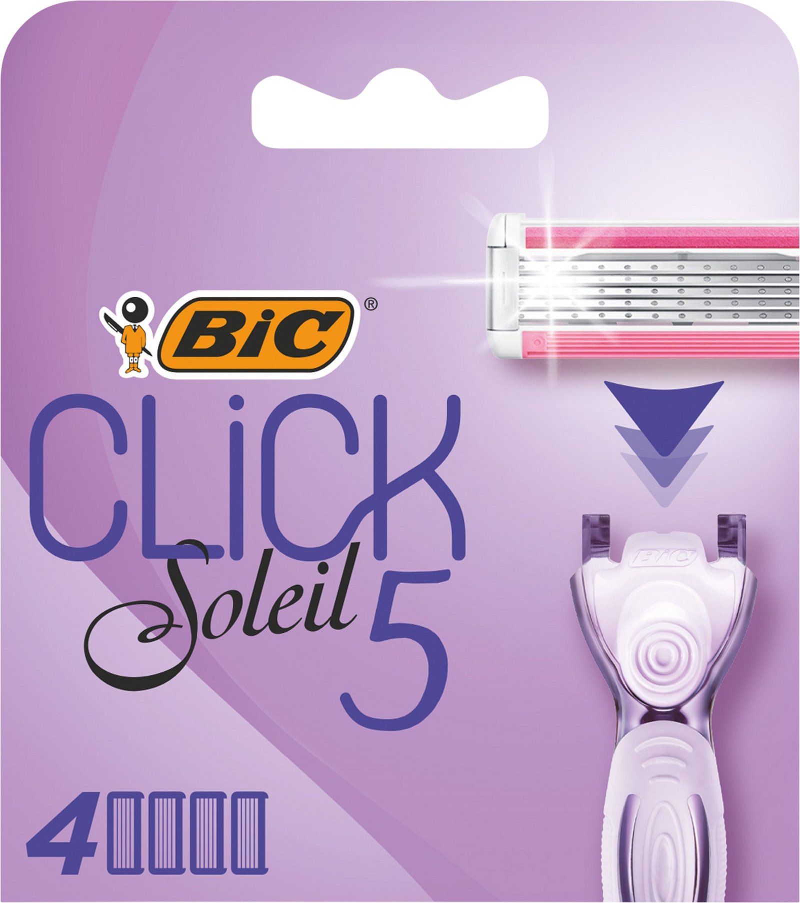 BIC Rakblad Click5 4st