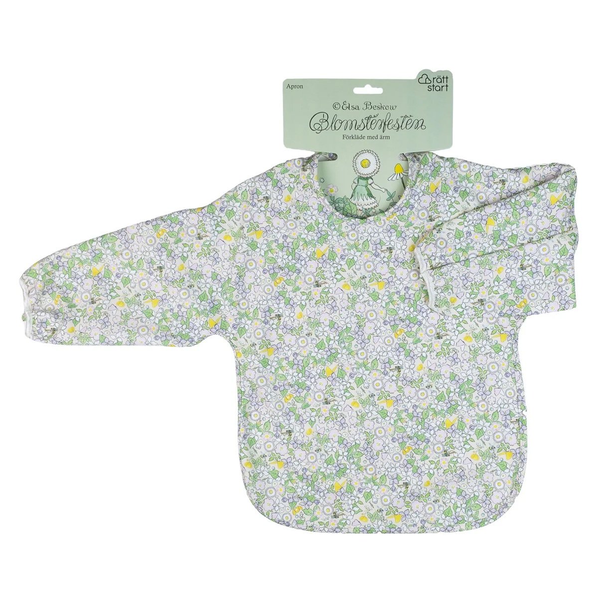 Rätt Start, Elsa Beskow Blomsterfesten Haklapp med ärm 1st