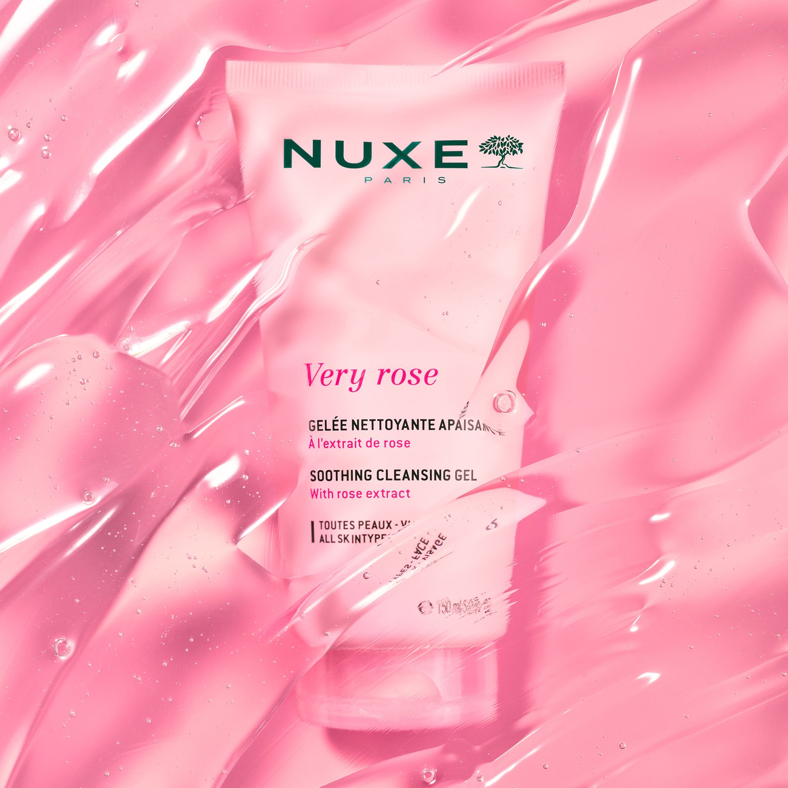 NUXE Very Rose Soothing Cleansing Gel 150 ml