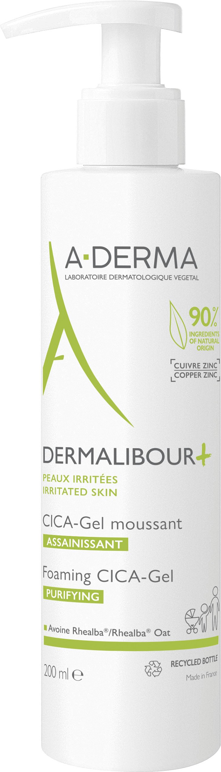 A-Derma Dermalibour+ Cica Foaming Gel 200 ml