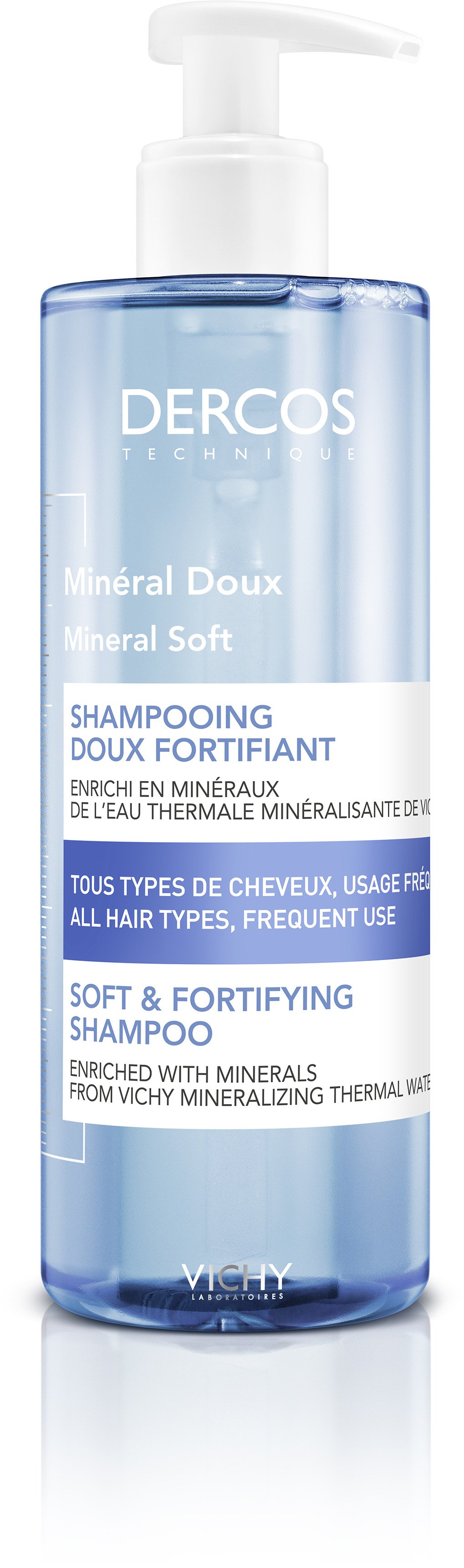 Vichy Dercos Soft & Fortifying Mineral Shampoo 400 ml